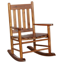 Load image into Gallery viewer, Annie Slat Back Youth Rocking Chair Golden Brown
