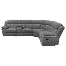 Load image into Gallery viewer, Bahrain 6-piece Upholstered Motion Sectional Charcoal
