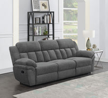 Load image into Gallery viewer, Bahrain Upholstered Motion Sofa Charcoal
