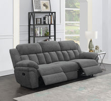 Load image into Gallery viewer, Bahrain Upholstered Motion Sofa Charcoal
