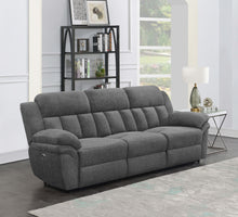 Load image into Gallery viewer, Bahrain Upholstered Power Sofa Charcoal
