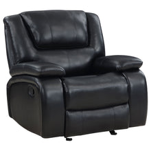 Load image into Gallery viewer, Camila Upholstered Glider Recliner Chair Black

