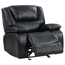 Load image into Gallery viewer, Camila Upholstered Glider Recliner Chair Black

