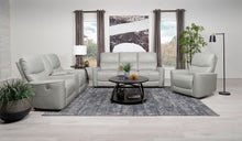 Load image into Gallery viewer, Greenfield Upholstered Power Reclining Sofa Ivory

