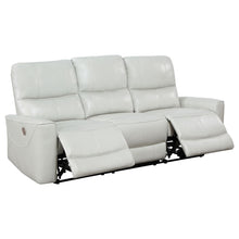 Load image into Gallery viewer, Greenfield 2-piece Upholstered Power Reclining Sofa Set Ivory
