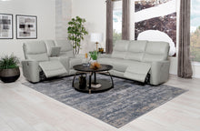 Load image into Gallery viewer, Greenfield 2-piece Upholstered Power Reclining Sofa Set Ivory
