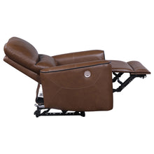 Load image into Gallery viewer, Greenfield 3-piece Upholstered Power Reclining Sofa Set Saddle Brown
