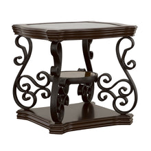 Load image into Gallery viewer, Laney End Table Deep Merlot and Clear
