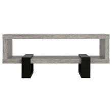 Load image into Gallery viewer, Dinard Coffee Table with Shelf Grey Driftwood
