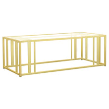 Load image into Gallery viewer, Adri Metal Frame Coffee Table Matte Brass
