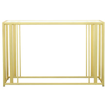 Load image into Gallery viewer, Adri Metal Frame Sofa Table Matte Brass
