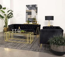 Load image into Gallery viewer, Adri Metal Frame Coffee Table Matte Brass
