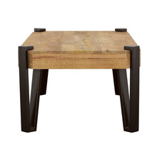 Load image into Gallery viewer, Winston Wooden Rectangular Top Coffee Table Natural and Matte Black
