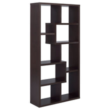 Load image into Gallery viewer, Theo 10-shelf Bookcase Cappuccino
