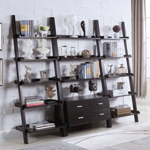 Load image into Gallery viewer, Colella 3-piece Storage Ladder Bookcase Set Cappuccino

