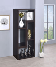 Load image into Gallery viewer, Velma Convertible TV Console and Bookcase Cappuccino
