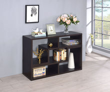 Load image into Gallery viewer, Velma Convertible TV Console and Bookcase Cappuccino

