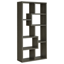 Load image into Gallery viewer, Theo 10-shelf Bookcase Weathered Grey
