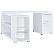 Load image into Gallery viewer, Yvette L-shape Office Desk White
