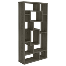 Load image into Gallery viewer, Howie 10-shelf Bookcase Weathered Grey
