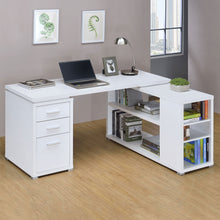 Load image into Gallery viewer, Yvette L-shape Office Desk White
