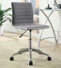 Load image into Gallery viewer, Chryses Adjustable Height Office Chair Grey and Chrome
