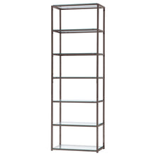 Load image into Gallery viewer, Kate 6-shelf Bookcase Black Nickel

