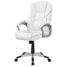 Load image into Gallery viewer, Kaffir Adjustable Height Office Chair White and Silver
