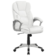 Load image into Gallery viewer, Kaffir Adjustable Height Office Chair White and Silver
