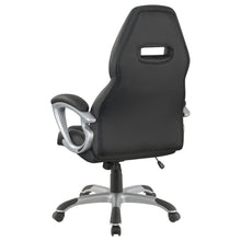 Load image into Gallery viewer, Bruce Adjustable Height Office Chair Black and Silver

