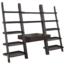 Load image into Gallery viewer, Colella 3-piece 1-drawer Ladder Desk Set Cappuccino
