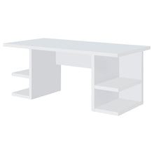 Load image into Gallery viewer, Alice Writing Desk White with Open Shelves
