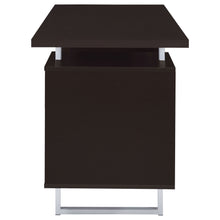 Load image into Gallery viewer, Lawtey Rectangular Storage Office Desk Cappuccino
