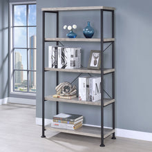 Load image into Gallery viewer, Analiese 4-shelf Bookcase Grey Driftwood
