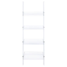 Load image into Gallery viewer, Amaturo 4-shelf Ladder Bookcase Clear
