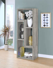 Load image into Gallery viewer, Velma Convertable Bookcase and TV Console Grey Driftwood
