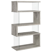 Load image into Gallery viewer, Emelle 4-shelf Bookcase with Glass Panels
