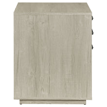 Load image into Gallery viewer, Loomis 3-drawer Square File Cabinet Whitewashed Grey
