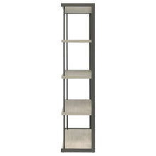 Load image into Gallery viewer, Loomis 4-shelf Bookcase Whitewashed Grey
