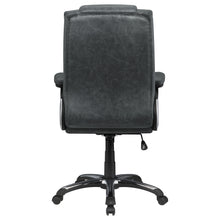 Load image into Gallery viewer, Nerris Adjustable Height Office Chair with Padded Arm Grey and Black
