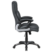 Load image into Gallery viewer, Nerris Adjustable Height Office Chair with Padded Arm Grey and Black
