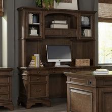 Load image into Gallery viewer, Hartshill Credenza with Hutch Burnished Oak
