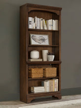 Load image into Gallery viewer, Hartshill 5-shelf Bookcase Burnished Oak

