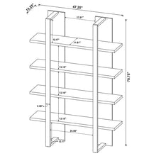 Load image into Gallery viewer, Danbrook Bookcase with 4 Full-length Shelves
