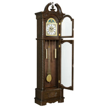 Load image into Gallery viewer, Cedric Grandfather Clock with Chime Golden Brown
