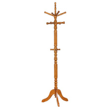 Load image into Gallery viewer, Achelle Coat Rack with 11 Hooks Golden Brown
