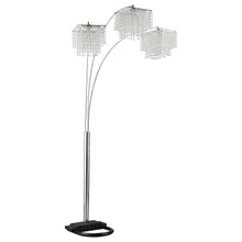 Load image into Gallery viewer, Miriam Crystal Drop Shade Floor Lamp Chrome
