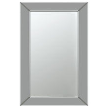 Load image into Gallery viewer, Pinciotti Rectangular Beveled Wall Mirror Silver
