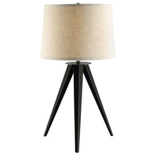 Load image into Gallery viewer, Sabat Tripod Base Table Lamp Black and Light Grey
