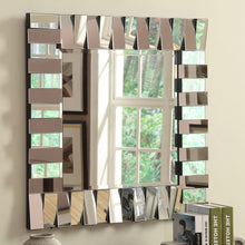 Load image into Gallery viewer, Tanwen Square Wall Mirror with Layered Panel Silver
